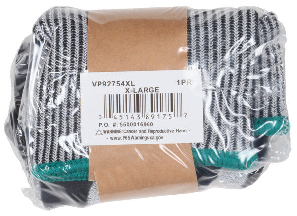 VP92754 - Vending Packaged - MCR Safety CutPro® - 13 Gauge HyperMax® HPPE Shell - Cut Resistant Work Gloves - Double Coated Black Nitrile Outer Coating Absorbs Oils and Aids Grip - Inner Coating Repels Oils and Liquids