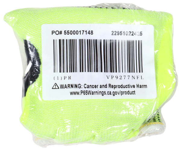 VP9277NF - Vending Packaged - MCR Safety CutPro® - 13-Gauge HyperMax® HPPE Shell - NFT® Coated Palm and Fingertips - Hi-Visibility Cut Resistant Work Gloves - Reinforced Thumb Crotch - BNF (Breathable Nitrile Foam) with NFT® Coating