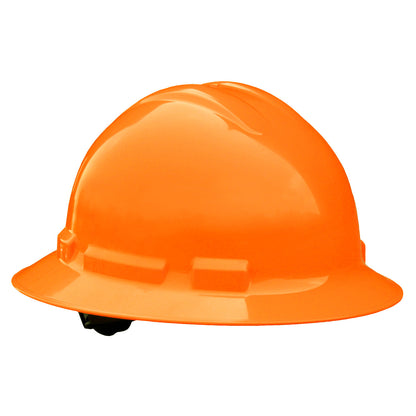 Radians QHR4 - Quartz™ Full Brim 4 Point Ratchet Hard Hat - Hi-Vis Orange