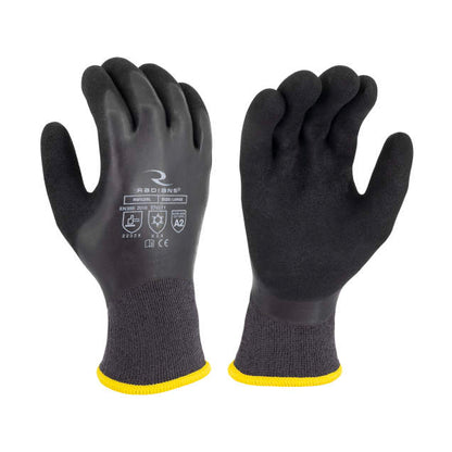 Radians RWG28 Cut Protection Level A2 Dipped Waterproof Winter Gripper Glove
