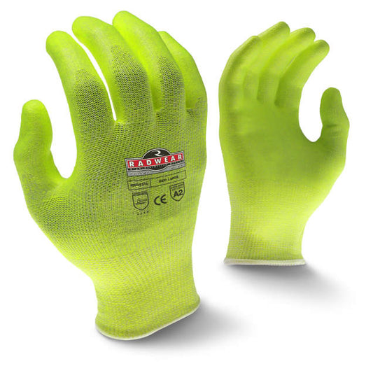 Radians RWG531 Radwear® Silver Series™ Cut Protection Level A2 High Visibility Grip Glove