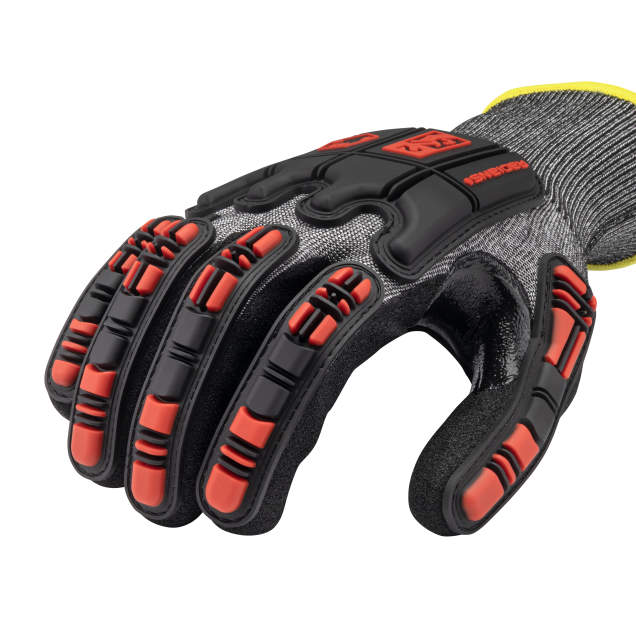 Radians RWG590 HPPE/Nickel Gold Shell A9 Cut Level Foam Nitrile Palm Dip