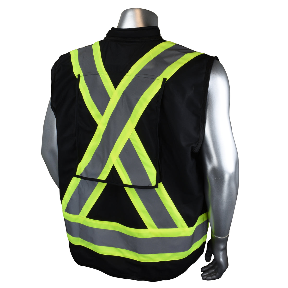 Radians SV030X-1 - Heavy Duty 10-Pocket Cruiser Vest with Back Pouch X-Back - additional view