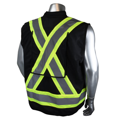 Radians SV030X-1 - Heavy Duty 10-Pocket Cruiser Vest with Back Pouch X-Back - additional view