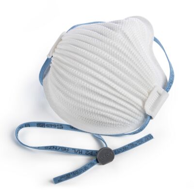 Moldex 4600 N95 AirWave Respirator with SmartStrap, Medium/Large, 10/Box