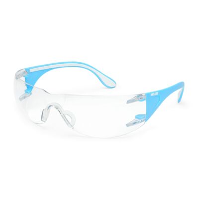 Moldex Adapt Lite 5003C-2 Safety Glasses, Clear IceShield Lens, Blue Temples