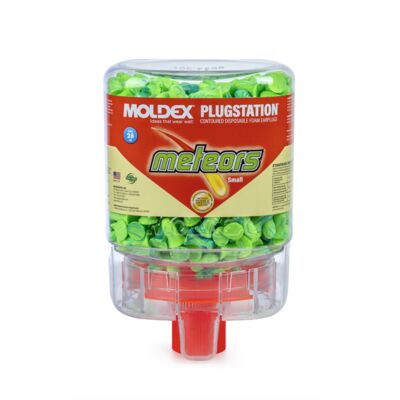 Moldex Meteors 6634 Small Uncorded Earplug PlugStation, NRR 28 dB, 250 Pairs