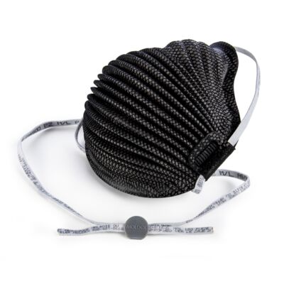 Moldex M4600 AirWave Black N95 Respirator with SmartStrap, M/L, 100/Case