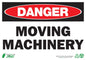 ZING Sign, Danger Moving Machinery, 7X10, Sa - official Zing product image 1