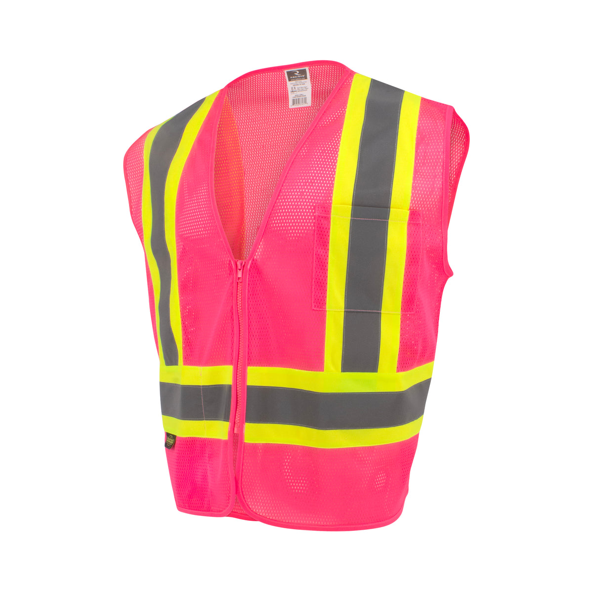 Radians SV22-1 - Economy Type O Class 1 Two Tone Safety Vest - Pink