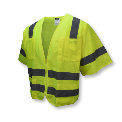 Radians SV83 - Standard Type R Class 3 Mesh Safety Vest - Hi-Vis Green