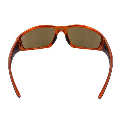 Crossfire RPG - Premium Safety Eyewear - Burnt Orange Frame - Demi-Copper Mirror Lens - additional view