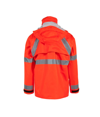 Neese 217AJ - Flex Arc Jacket with Attached Hood - Fluorescent Orange - additional view