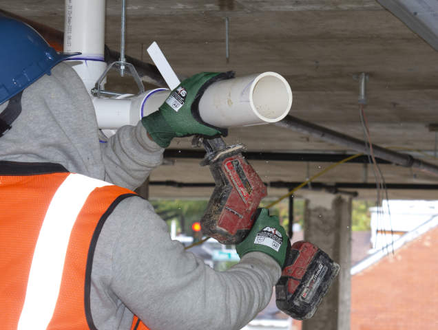 Radians RWG538 AXIS™ Cut Protection Level A2 Foam Nitrile Coated Glove with Dotted Palm