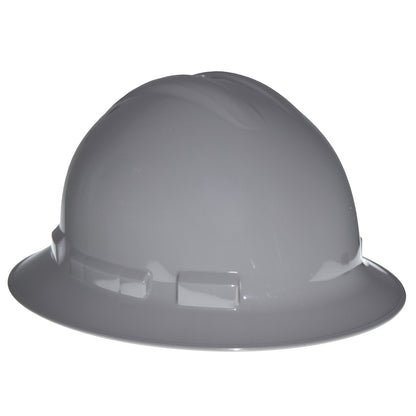 Radians QHR6 - Quartz™ Full Brim 6 Point Ratchet Hard Hat - Dark Gray - Dark Gray