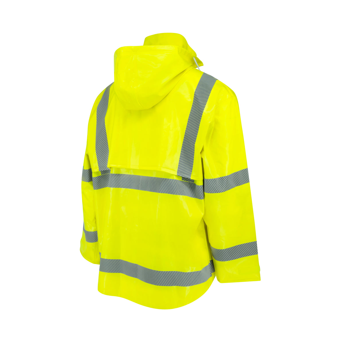 Radians RW08J - Class 3 Self-Extinguishing Rain Jacket - Lime - additional view