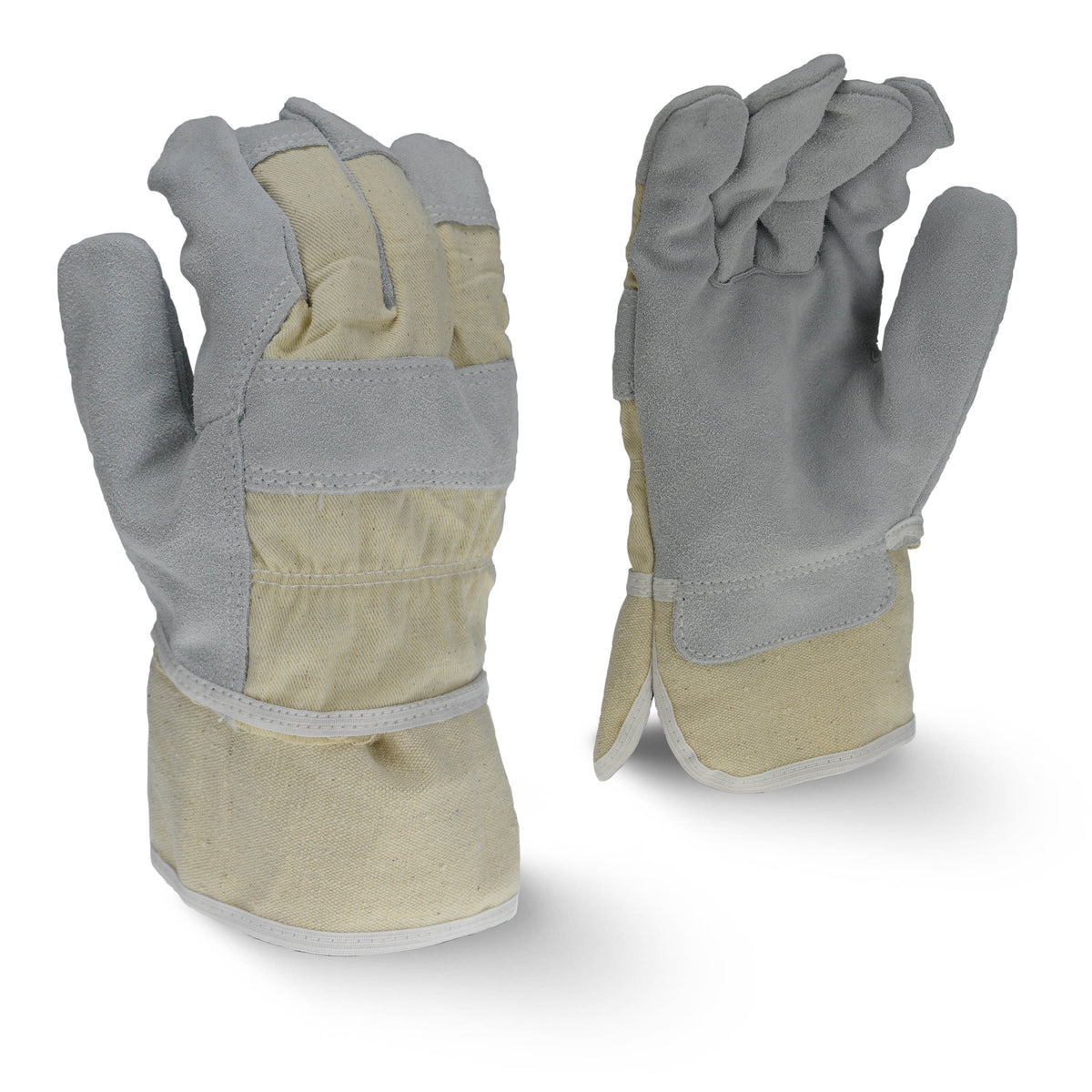 Radians RWG3200W - Regular Shoulder Gray Split Cowhide Leather Glove - Gray