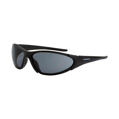 Crossfire CORE - Premium Safety Eyewear - Matte Black Frame - Smoke Lens - Matte Black / Smoke