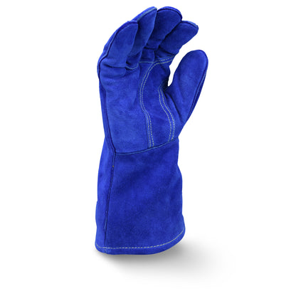 Radians RWG5410 - Premium Side Split Blue Cowhide Leather Welding Glove - additional view
