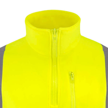 Radians SJ34B-3 Class 3 Color Blocked 1/4 Zip Sweatshirt