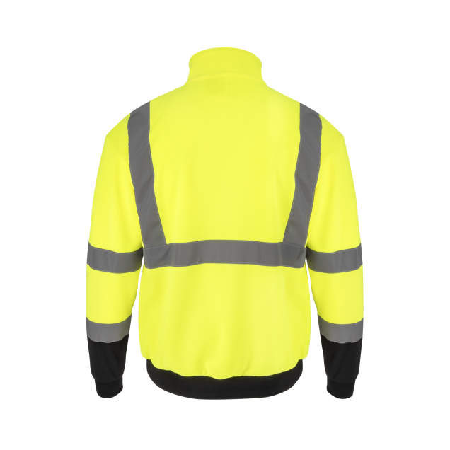 Radians SJ34B-3 Class 3 Color Blocked 1/4 Zip Sweatshirt