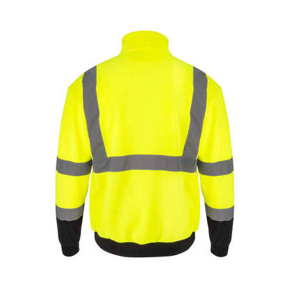 Radians SJ34B-3 Class 3 Color Blocked 1/4 Zip Sweatshirt