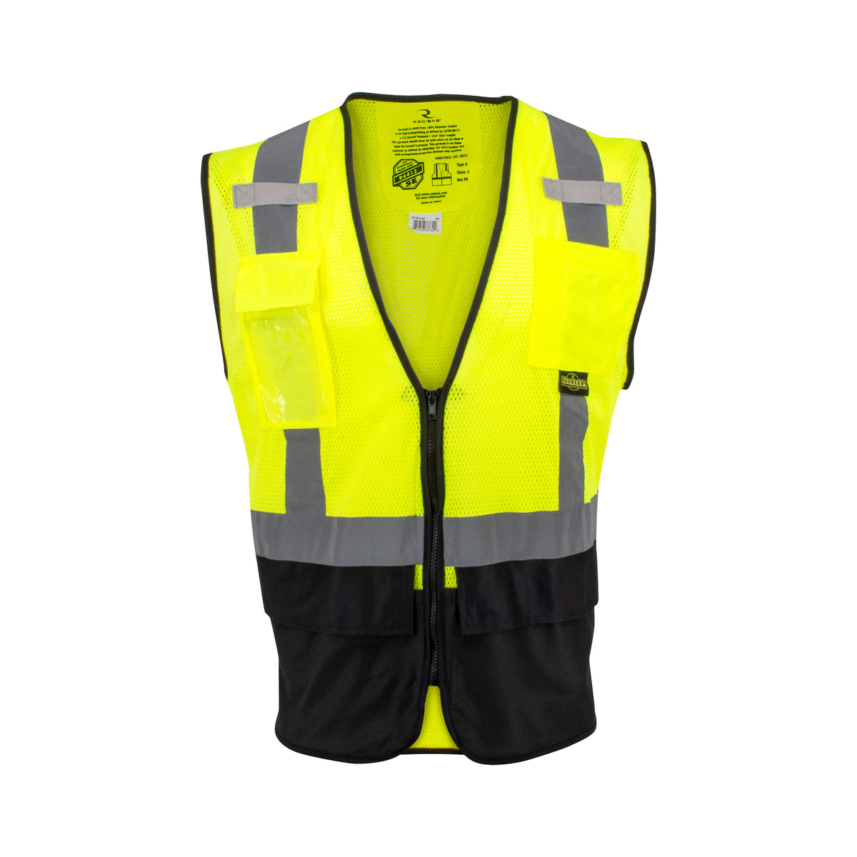 Radians SV75B-2 - Black Bottom Self-Extinguishing Surveyor Vest - additional view