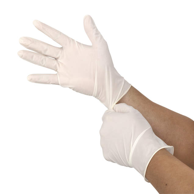 Radians RWG9104 4 Mil Latex Disposable Industrial Grade Glove