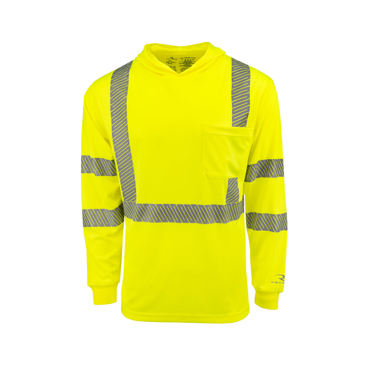 Radians ST61-3 - Hooded Type R Class 3 Mesh Long Sleeve T-Shirt - additional view