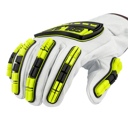 Radians RWG86 KAMORI® Goatskin Leather HPPE Lined A6 Cut Protection Glove with TPR