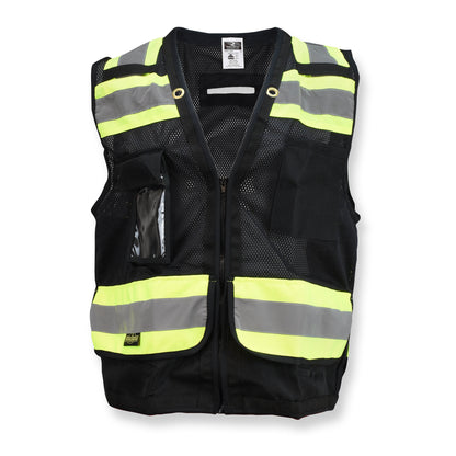 Radians SV59-1ZBM - SV59-1 Type O Class 1 Heavy Duty Surveyor Safety Vest with Zipper - additional view