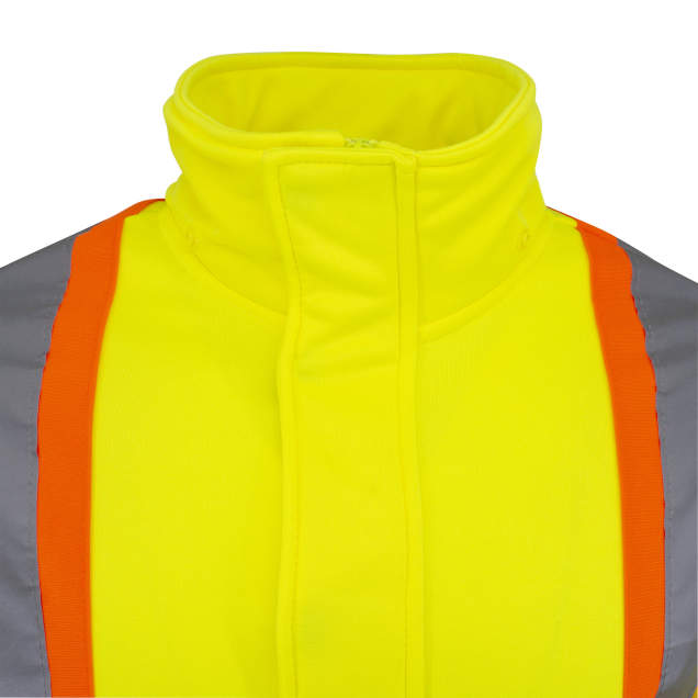 Radians SW01X-2 High Neck Zip Front X-Back Hooded Sweatshirt