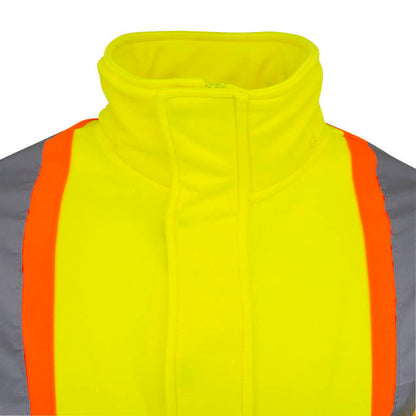 Radians SW01X-2 High Neck Zip Front X-Back Hooded Sweatshirt