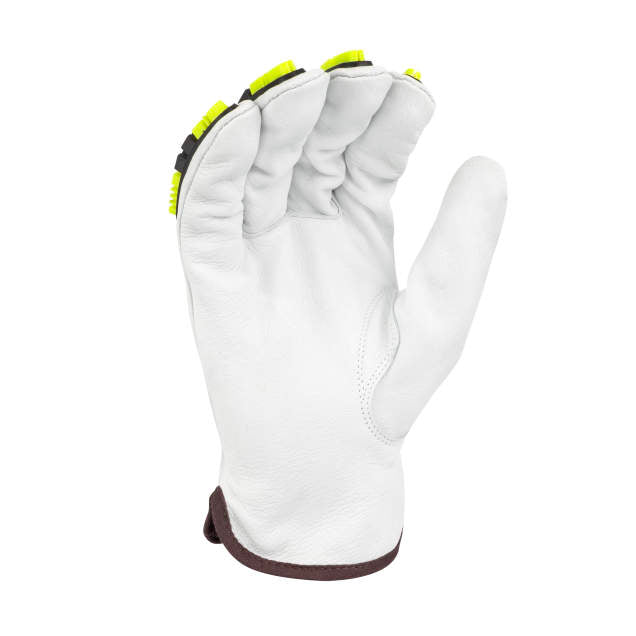 Radians RWG86 KAMORI® Goatskin Leather HPPE Lined A6 Cut Protection Glove with TPR