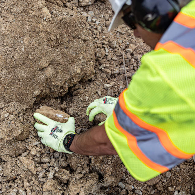 Radians RWG531 Radwear® Silver Series™ Cut Protection Level A2 High Visibility Grip Glove