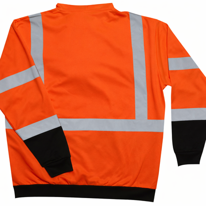 ZING Z-Force High-Visibility Class 3 Black Bottom Pullover Sweatshirt - official Zing product image 4