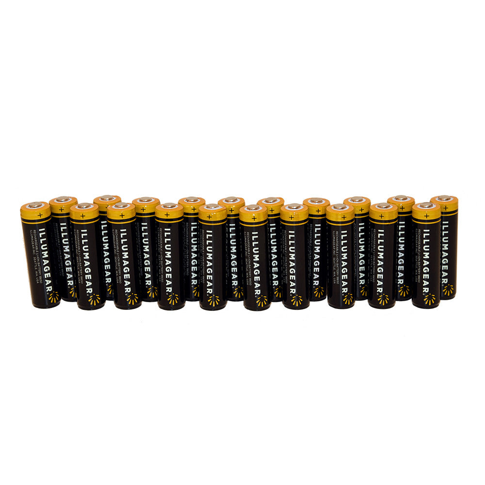 ILLUMAGEAR HARB-01A-20 Lithium Ion Rechargeable Batteries (20-Pack)