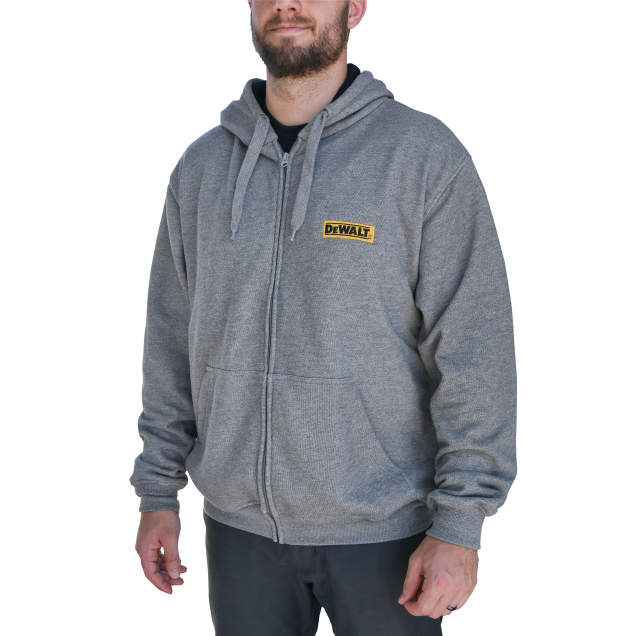 DEWALT Men's Heated French Terry Cotton Hoodie