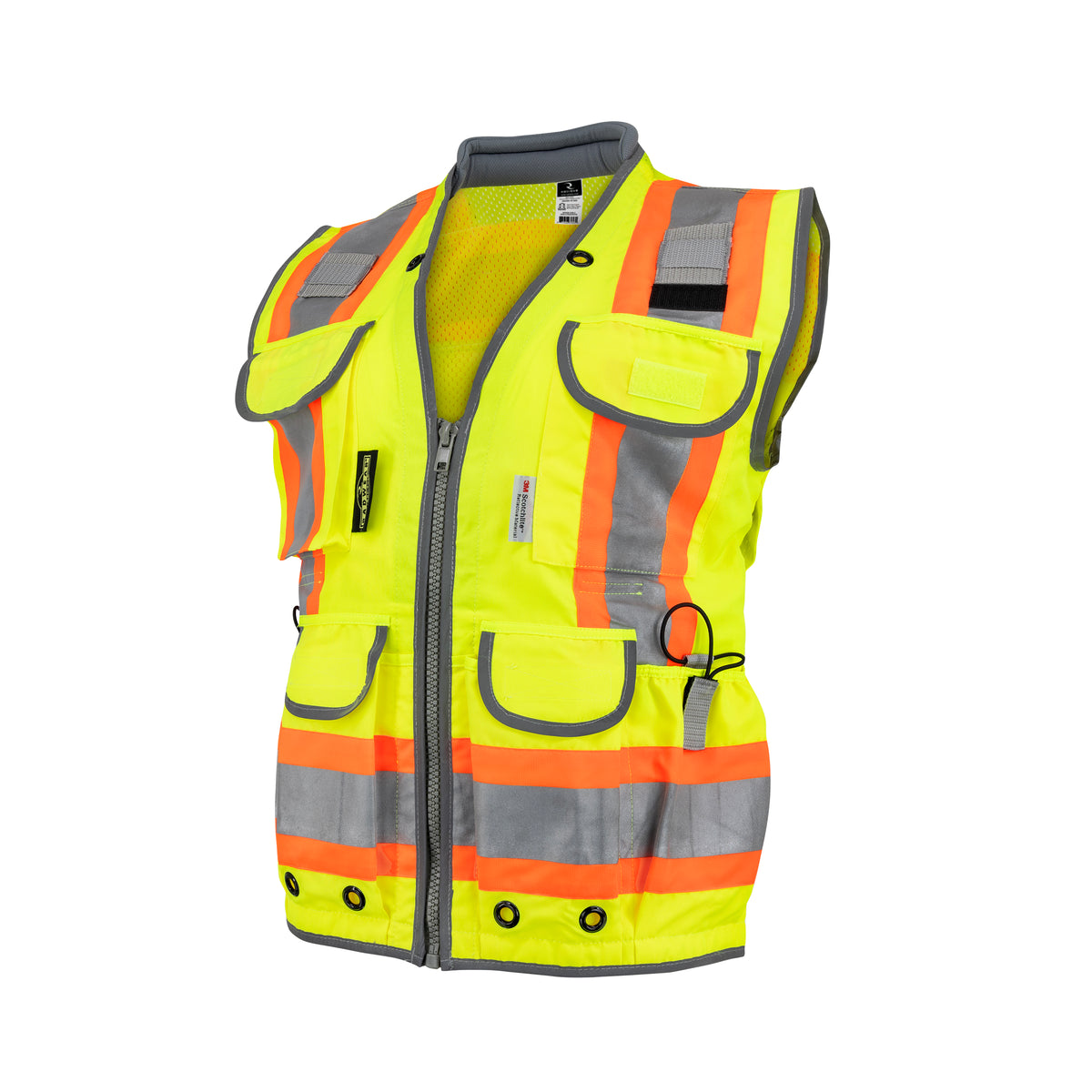 Radians SV55W-2 - SV55W Class 2 Women’s Heavy Duty Engineer Vest - Hi-Vis Green