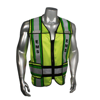 Radwear USA LHV-207-4C - Class 2 Breakaway Vest - EMS - Hi-Vis Green