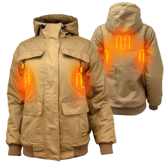 DEWALT® Women's Heavy Duty Ripstop Heated Jacket Kitted