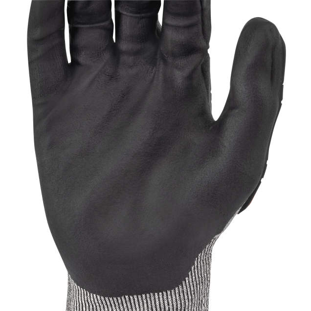 Radians RWG581 Cut Level A8 Foam Nitrile Coated Glove with TPR Impact Protection