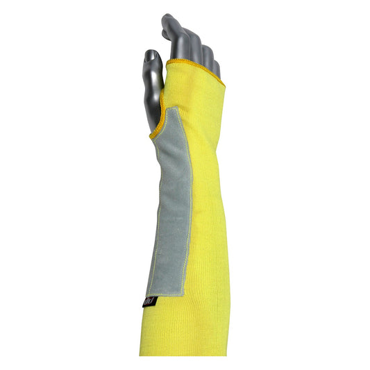 Kut Gard 10-KSTOLP 2-Ply DuPont™ Kevlar® Sleeve with Leather Patch