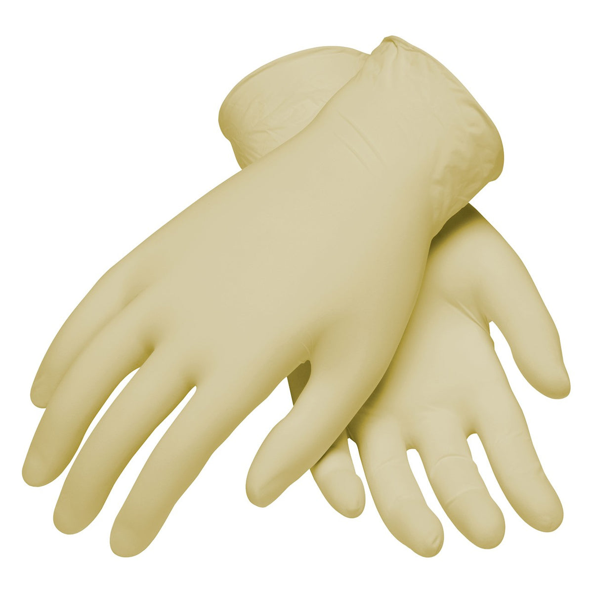 CleanTeam 100-322400 Single Use Class 100 Cleanroom Latex Glove with Fully Textured Grip - 9.5"