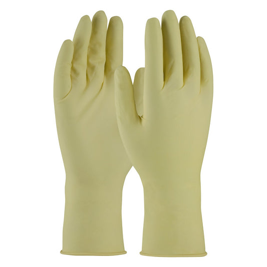 CleanTeam 100-323000 Single Use Class 100 Cleanroom Latex Glove with Fully Textured Grip - 12"