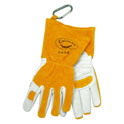 PIP Caiman - Premium Cow Grain MIG/Stick Welder' Gloves with Light Cotton/Fleece Insulation, Model 1434 - view 6