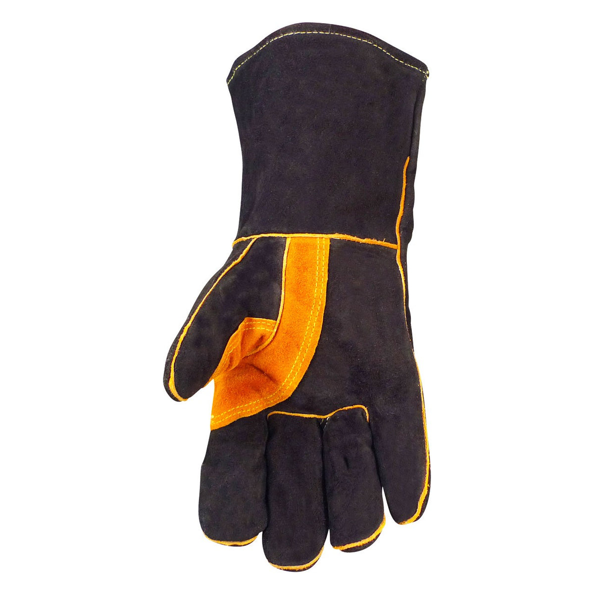 PIP Caiman - Premium Split Cowhide Leather Welder' Gloves with Foam Lining & Aluminized Insulation - 14" Length - view 4