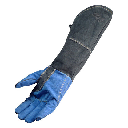 PIP Caiman - Premium Split Cowhide MIG/Stick Welder' Gloves with Fleece Lining and Scalloped Cuff - 18" Length - view 5