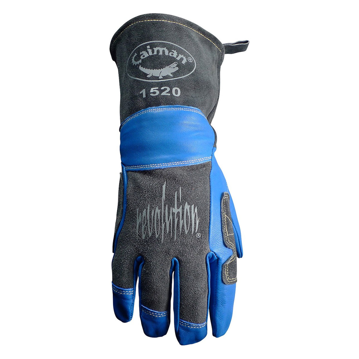 Caiman 1520 Premium Goat Grain MIG/Stick Welder's Glove with Wool Lining and Kontour Thumb™ & Wrist™