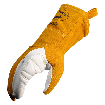 PIP Caiman - Premium Goat Grain TIG/Multi-Task Welder' Gloves with Split Cowhide Back - 4" Kontour Wrist Cuff - view 5